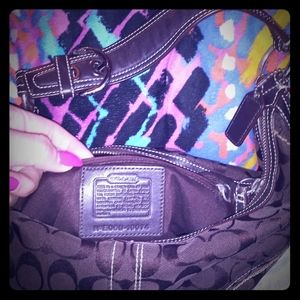 Chocolate color handbag